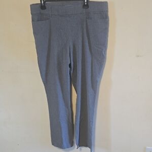 Maurices Gray Straight-Leg Trousers